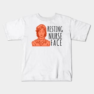 Resting Nurse Face Kids T-Shirt